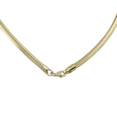 14K Gold Flexible Italian Necklace - by Eda Çetin
