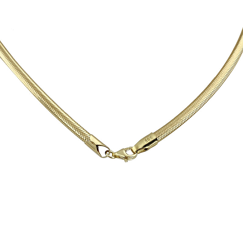 14K Gold Flexible Italian Necklace - 2