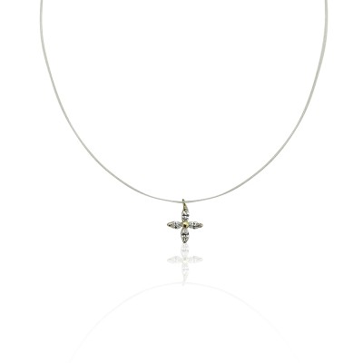 byEdaÇetin - 14K Gold Marquise Ghost Necklace