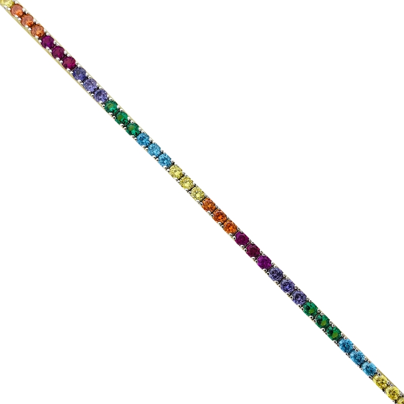 2.5 mm Colorful Waterway Bracelet