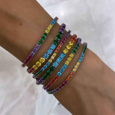 2.5 mm Colorful Waterway Bracelet - Thumbnail