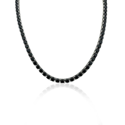 3 mm Black Waterway Necklace - 45 cm