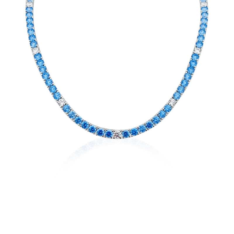 3 mm Colored Water Necklaces - 40 cm - 3