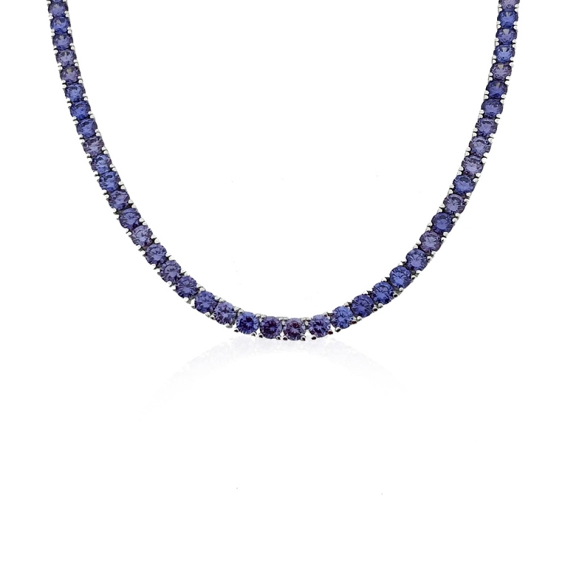 3 mm Colored Water Necklaces - 40 cm - 4