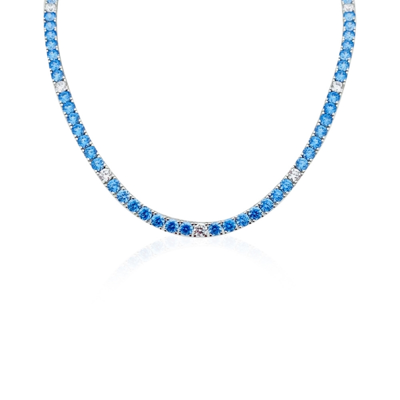 3 mm Colored Water Necklaces - 40 cm