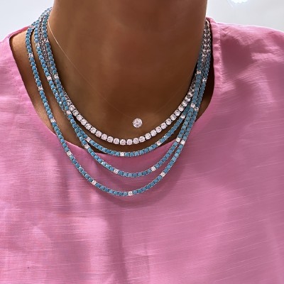 by Eda Çetin - 3 mm Turquoise Water Necklace (1)