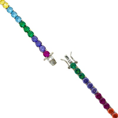 4 mm Colorful Waterway Bracelet - Thumbnail