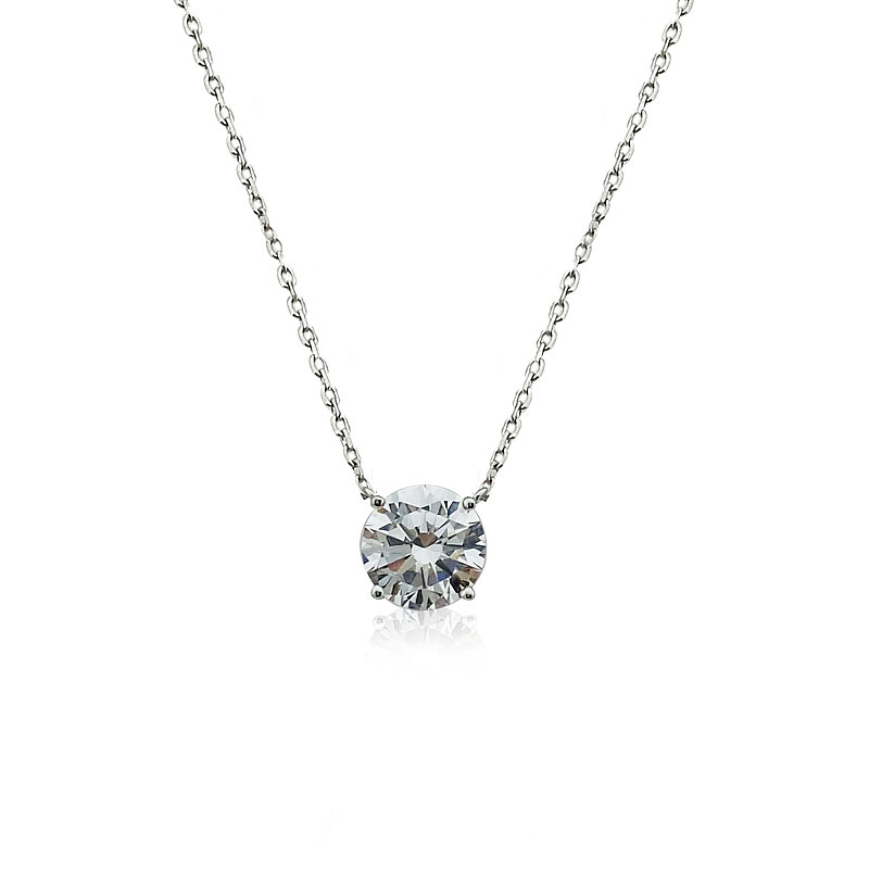 5-Carat Moissanite Necklace - 1