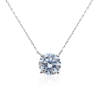 5 Carat Solitaire Necklace