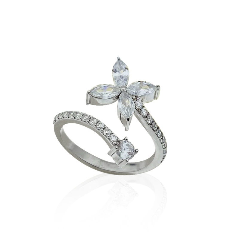  Adjustable Mude Marquise Ring 