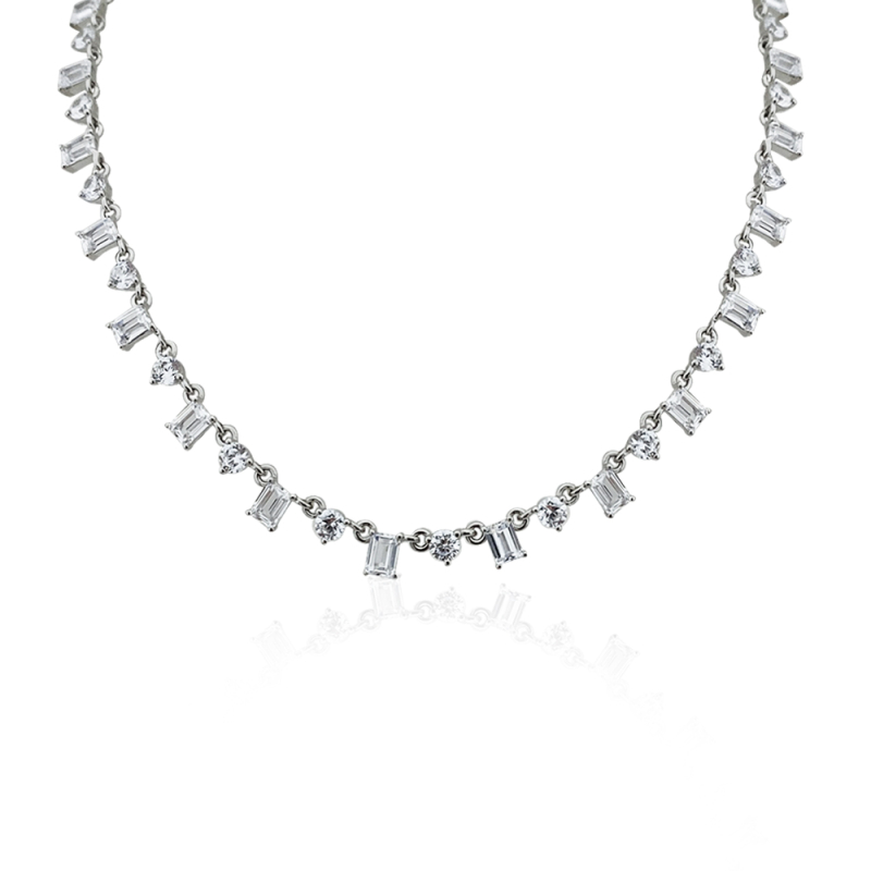 Amalfi Sequential Baguette Necklace - 1