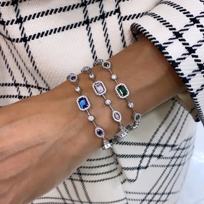 by Eda Çetin - Amber Baguette Bracelet