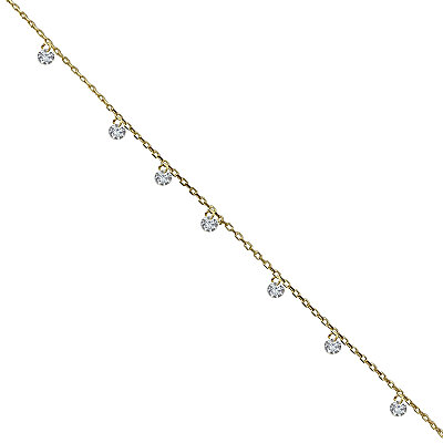 Anklet with a Row of Stones - by Eda Çetin