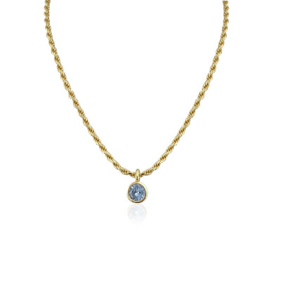 Aqua Twist Necklace - by Eda Çetin