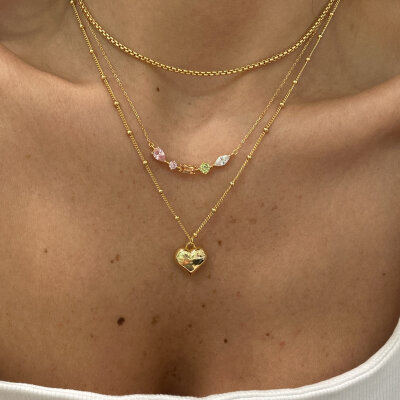 Asymmetrical Colorful Necklace - by Eda Çetin