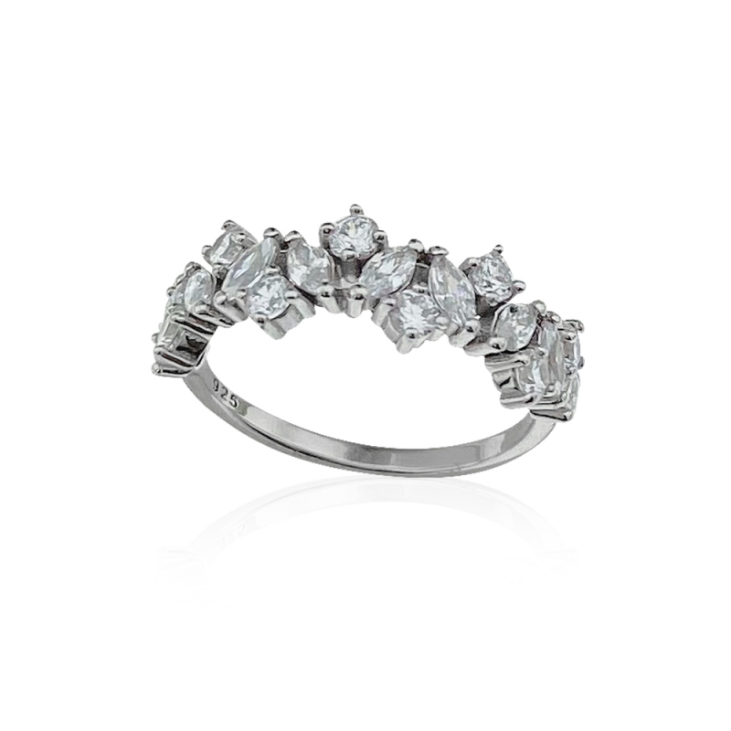 Asymmetrical Marquise Ring