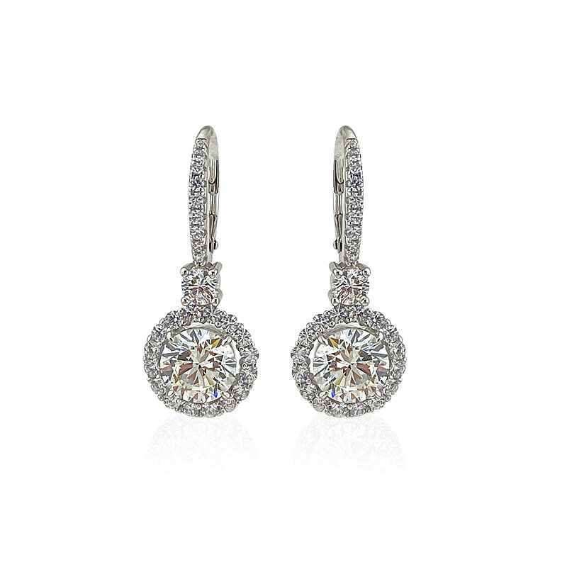 Auren Moissanite Stone Earrings - 1