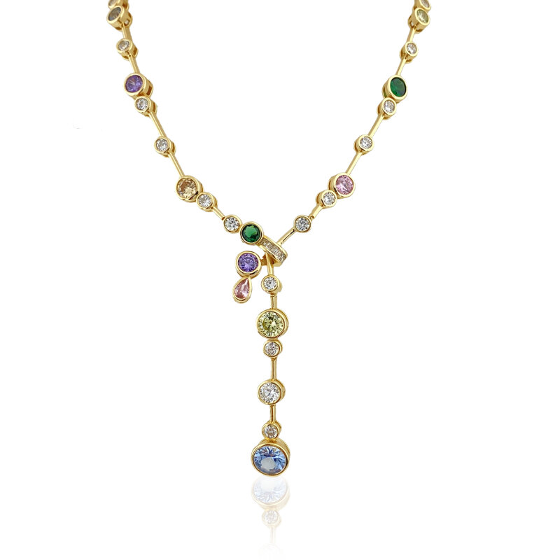 Auric Colored Italian Necklace - 1