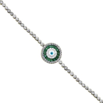 Baget Taşlı Camgöz Bileklik - by Eda Çetin