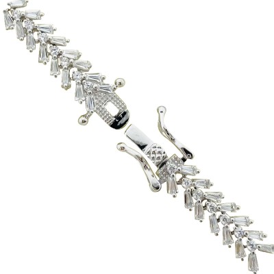 Baguette Waterline Bracelet - Thumbnail