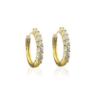 byEdaÇetin - Basic Hoop Earring - 1 cm Diameter (1)