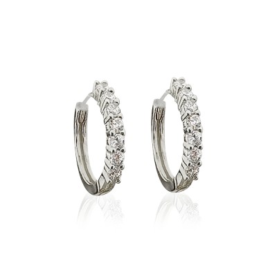 byEdaÇetin - Basic Hoop Earring - 1 cm Diameter