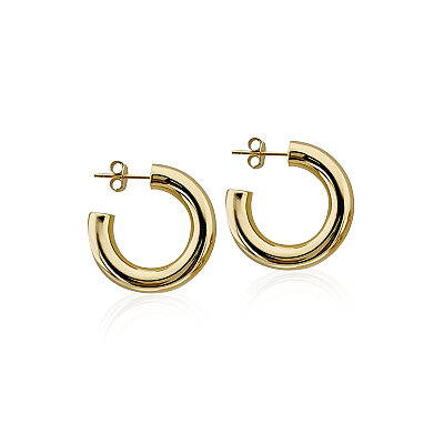 Basic Hoop Earrings - 2.5 cm Diameter - by Eda Çetin