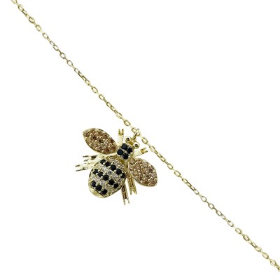 byEdaÇetin - Bee Anklet