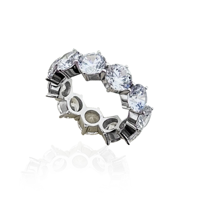 Big Form Diamond Mounting Full Ring - 2