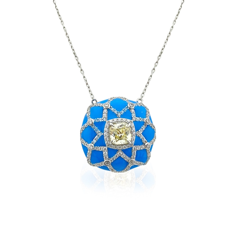  Blue Shade Collection Necklace