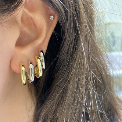 by Eda Çetin - Booby Hoop Earrings (1)