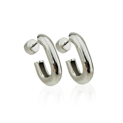 Booby Hoop Earrings - Thumbnail
