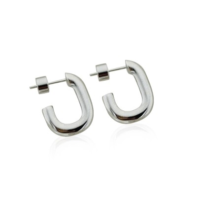 Booby Hoop Earrings - Thumbnail