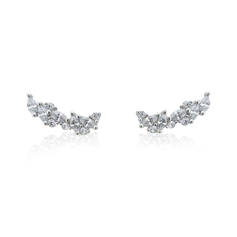 Broken Baguette Earrings