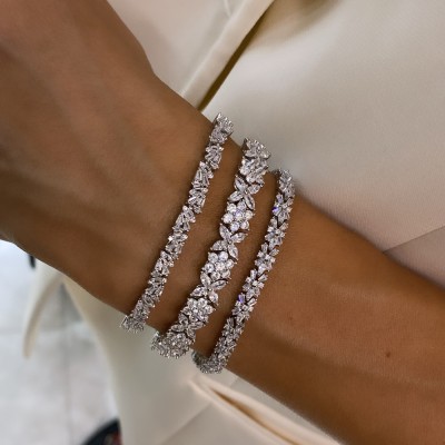 byEdaÇetin - Broken Baguette Love Waterway Bracelet (1)