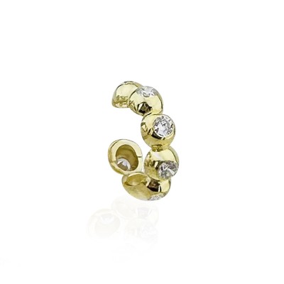 byEdaÇetin - Bubble Stone Cartilage Earring (1)
