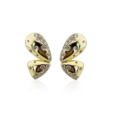 Butterfly Form Earrings - by Eda Çetin