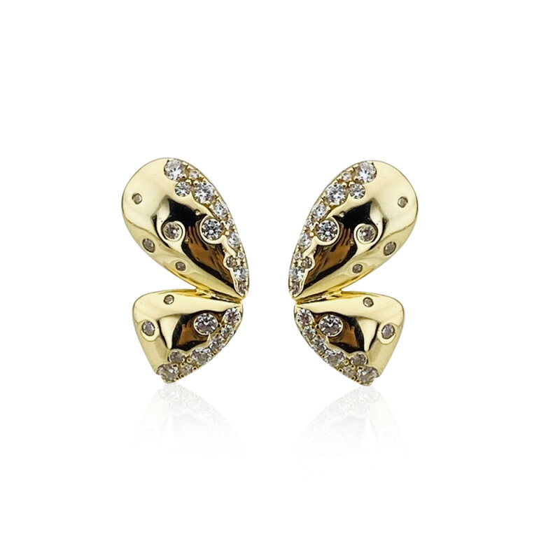 Butterfly Form Earrings - 1