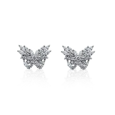 byEdaÇetin - Butterfly Stone Earrings