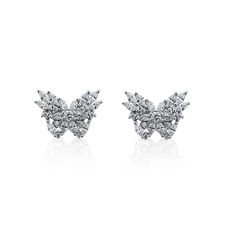 Butterfly Stone Earrings
