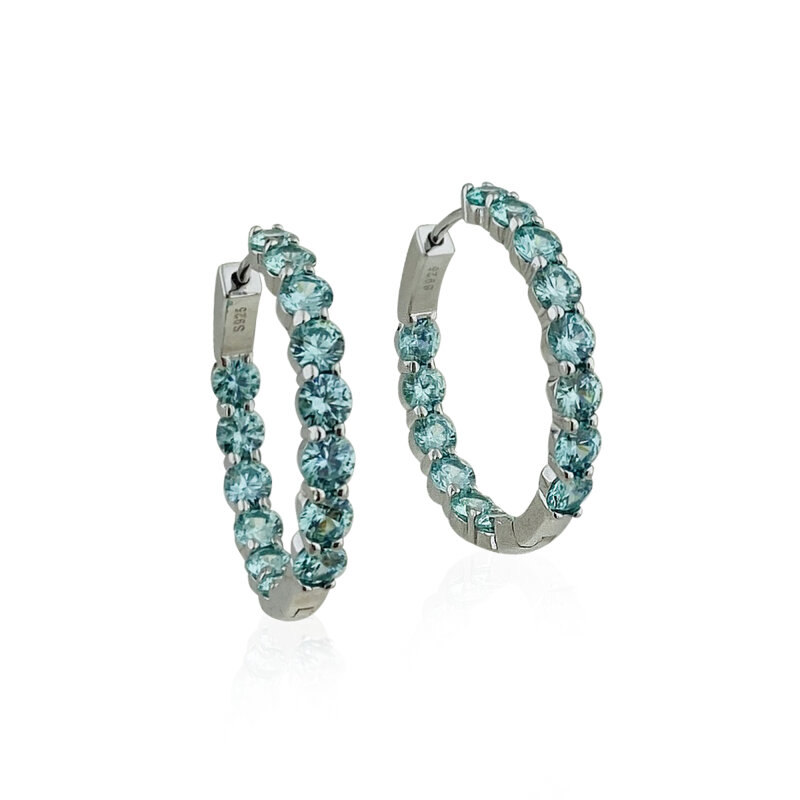 Carmen Hoop Earrings - 3 cm diameter - 2