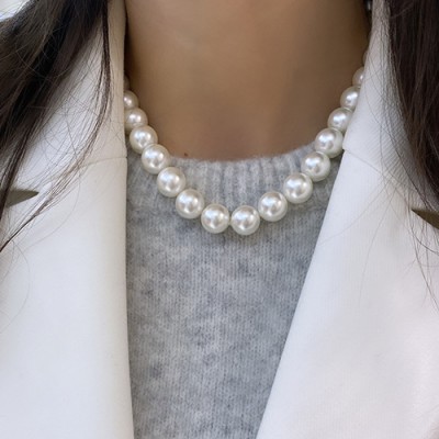 Carmen Pearl Necklace - Large - Thumbnail
