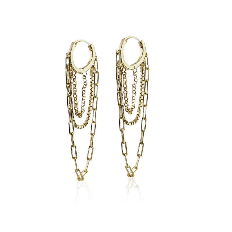 Chain Earrings in the Ring - 1