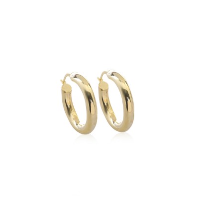Classic Gold Color Hoop Earring