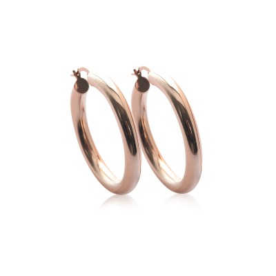 by Eda Çetin - Classic Hoop Earring-Rose