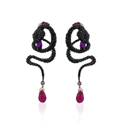 Cleopatra Design Earrings - Thumbnail