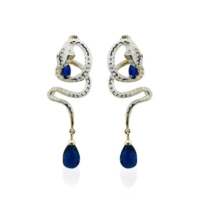 byEdaÇetin - Cleopatra Design Earrings - Enamel