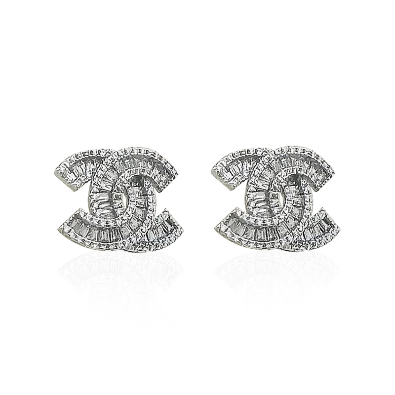 Coco Baguette Stone Earrings