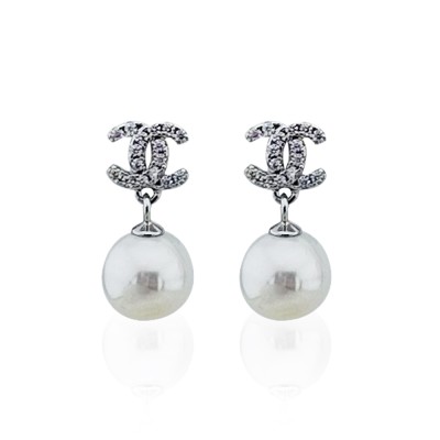 by Eda Çetin - Coco Pearl and Stone Earrings