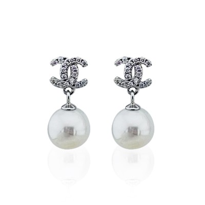 byEdaÇetin - Coco Pearl and Stone Earrings